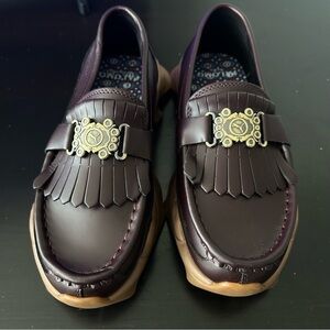 PUMA Unisex Nitefox Loafers x PALOMO - Burgundy